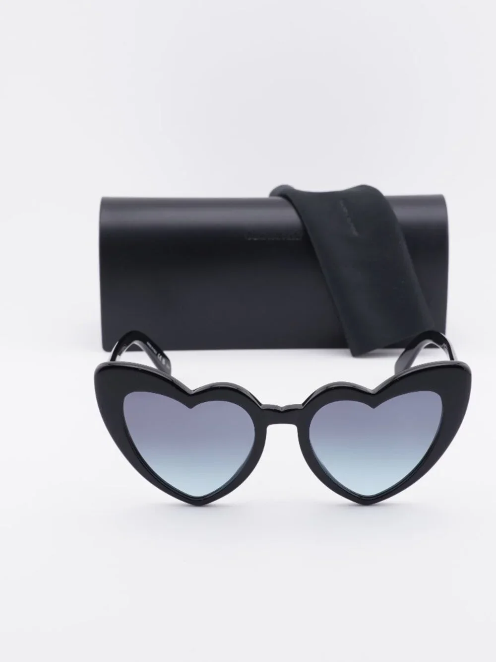 Saint Laurent SL181 LOU LOU 008 Geometric Sunglasses - Black/Grey Gradient